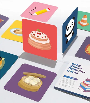 rightStart | Descubre el mundo - Tarjetas flash para bebés de alto contraste para estimulación visual